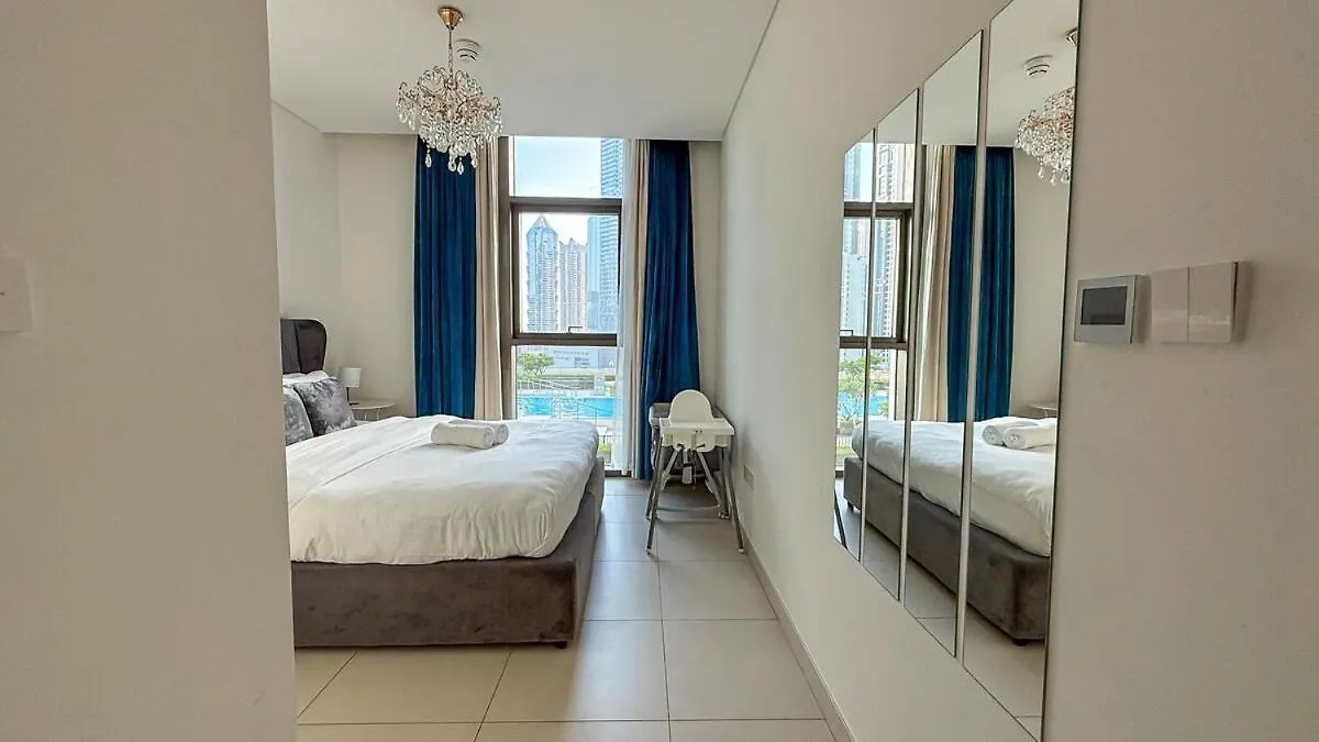 Tick - Burj Crown Luxury 2Br W Balcony & Pool View Lejlighed Dubai